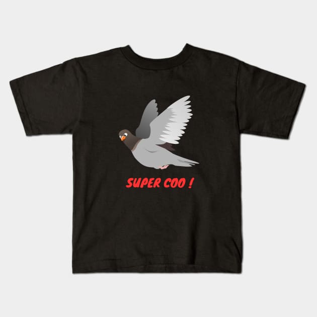 SUPER COO ! Kids T-Shirt by SPEEDY SHOPPING